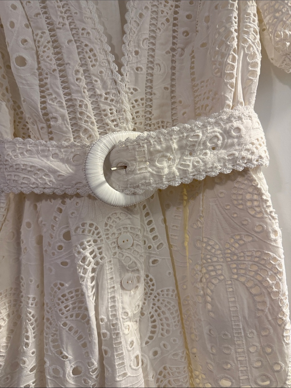 Farm Rio white jumpsuit Size small - Picture 3 of 8